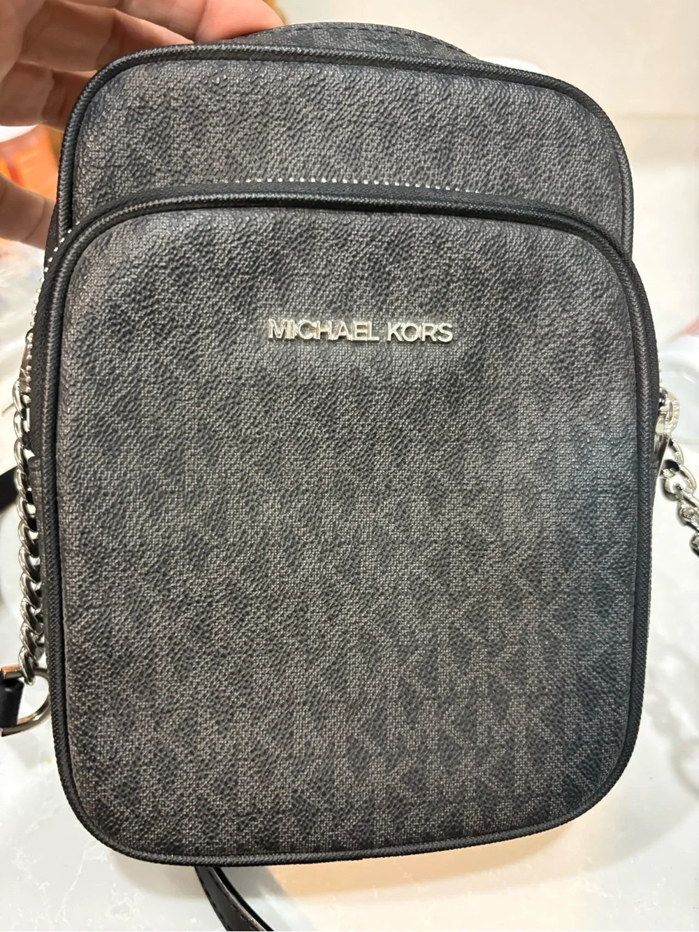 Michael Kors Black Signature Crossbody Bag